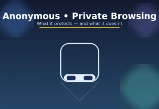 Anonymous/private browsing—what it protects and what it doesn’t.