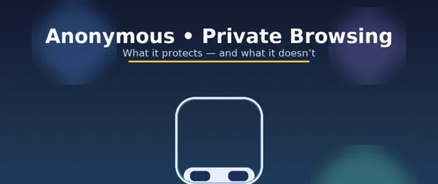 Anonymous/private browsing—what it protects and what it doesn’t.