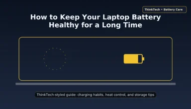 How to Keep my Laptop Battery Healthy for a Long Time
