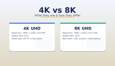 What Is 4K and 8K Differences, Benefits & When to Buy