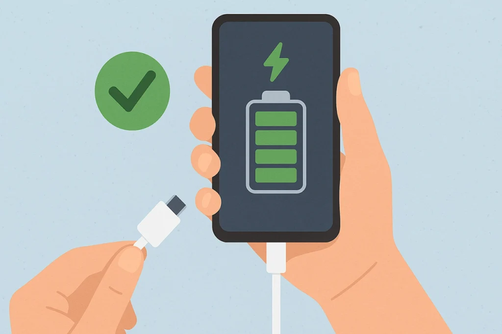 charging your smartphone overnight